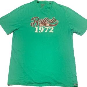 Buffalo David Bitton Embroidered 1972 Graphic T Shirt Green Men’s XXL